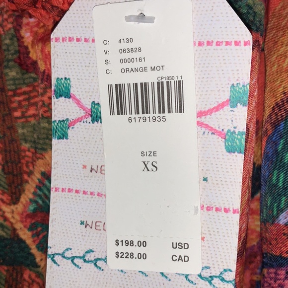 FARM Rio Orange One Shoulder Dress - Picture 5 of 7